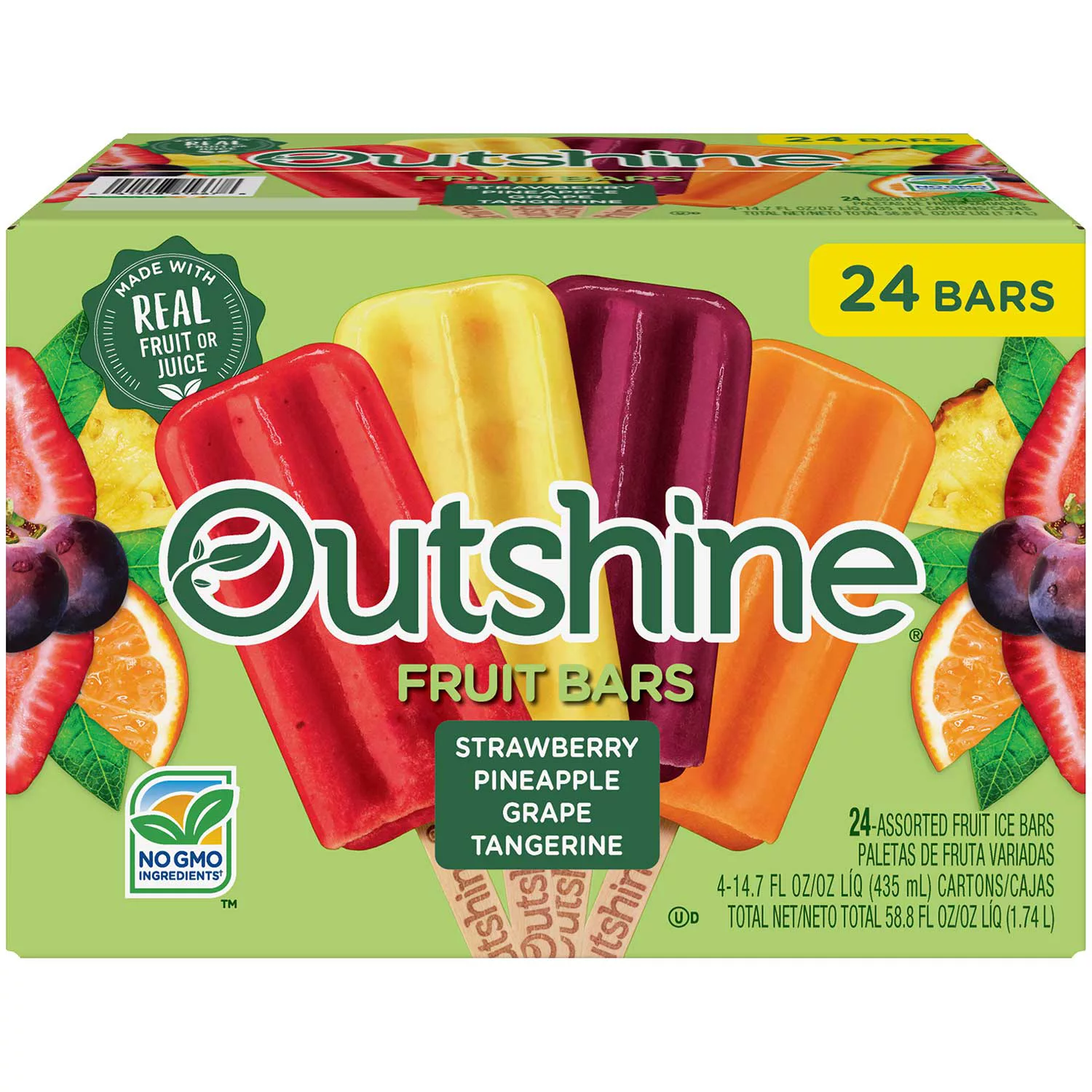 Outshine Fruit Bars 24pk $9.48 at Sam’s