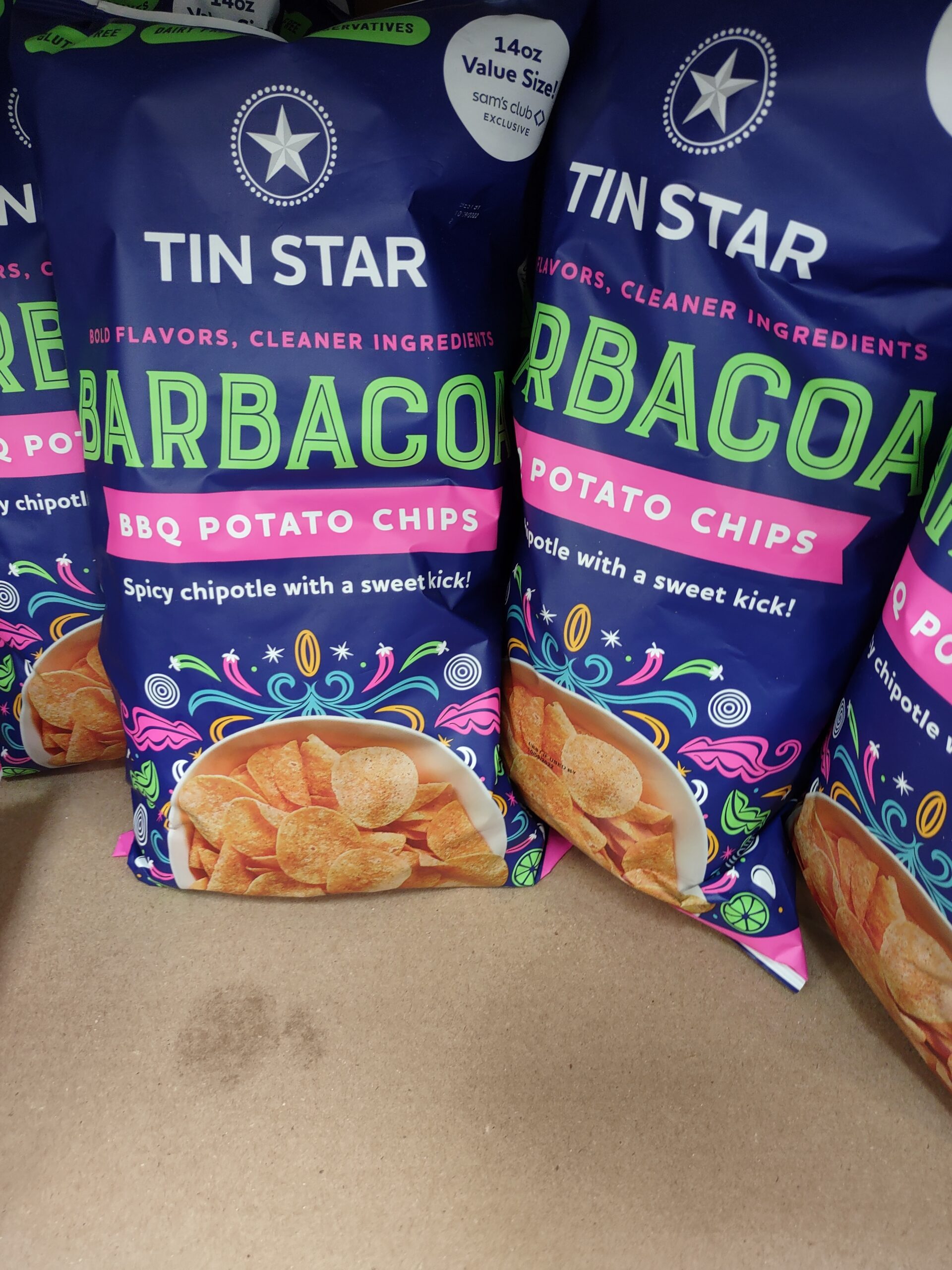 Tin Star Barbacoa Potato Chips $1.91 at Sam’s