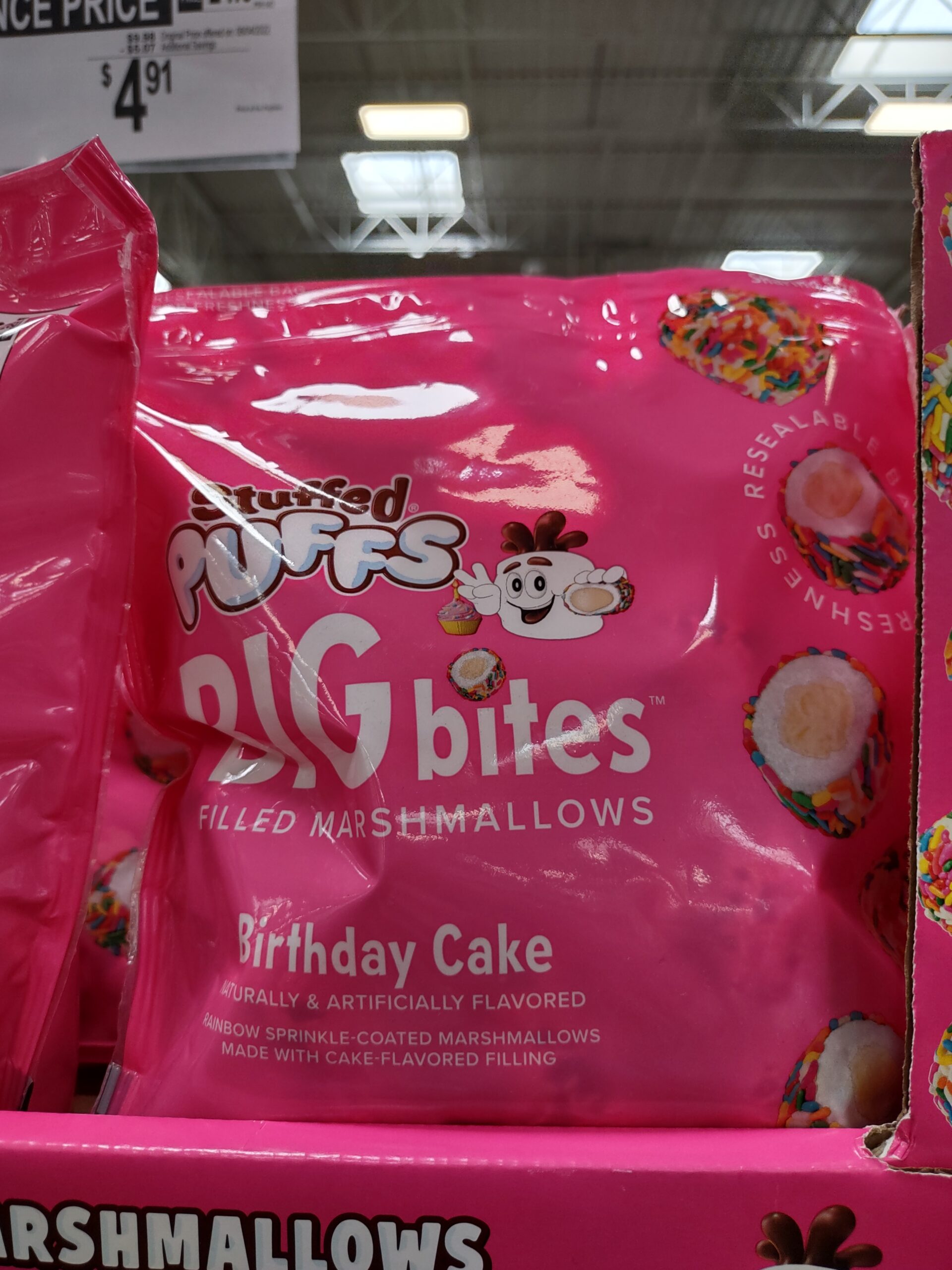 Clearance Stuffed Puffs Filled Marshmallows $2.21 at Sam’s