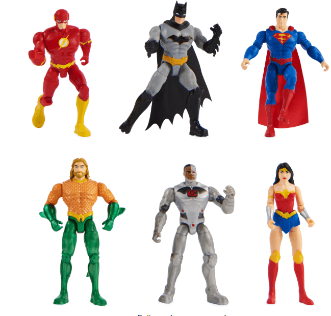 Justice League Action Figures 6pk $25 at Walmart