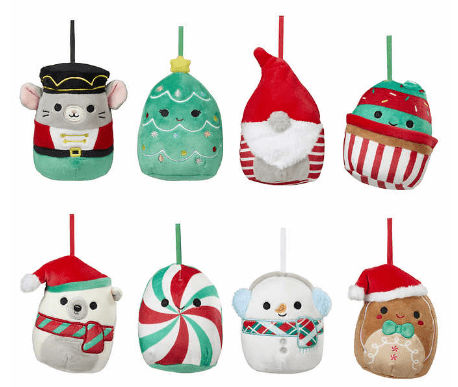 4″ Squishmallow Ornaments 8pk $15.99 at Costco