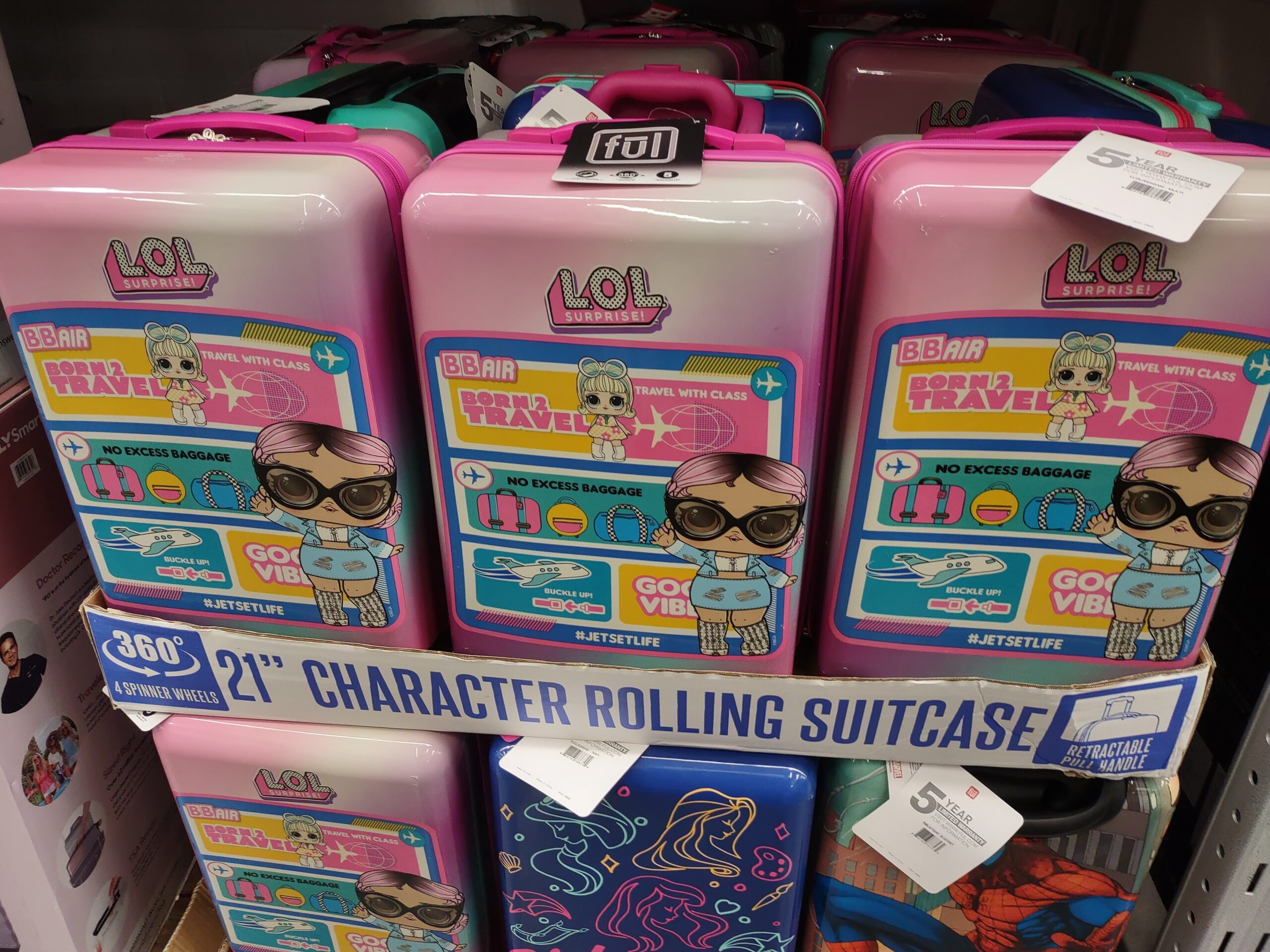 Licensed Character Kids Hardside Luggage ONLY $21.98 at Sam’s