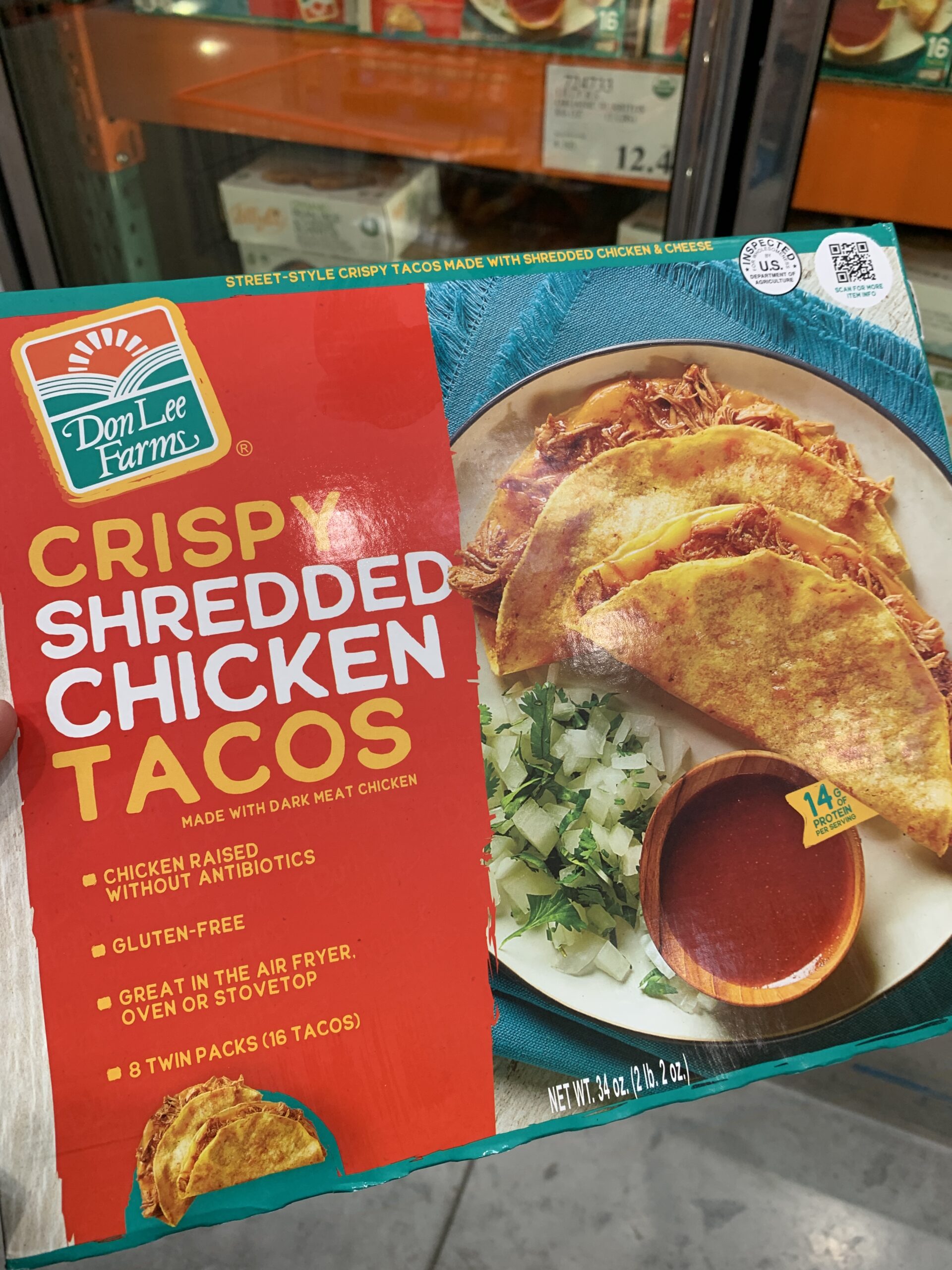 YUM! Crispy Shredded Chicken Tacos 2lb $13.99