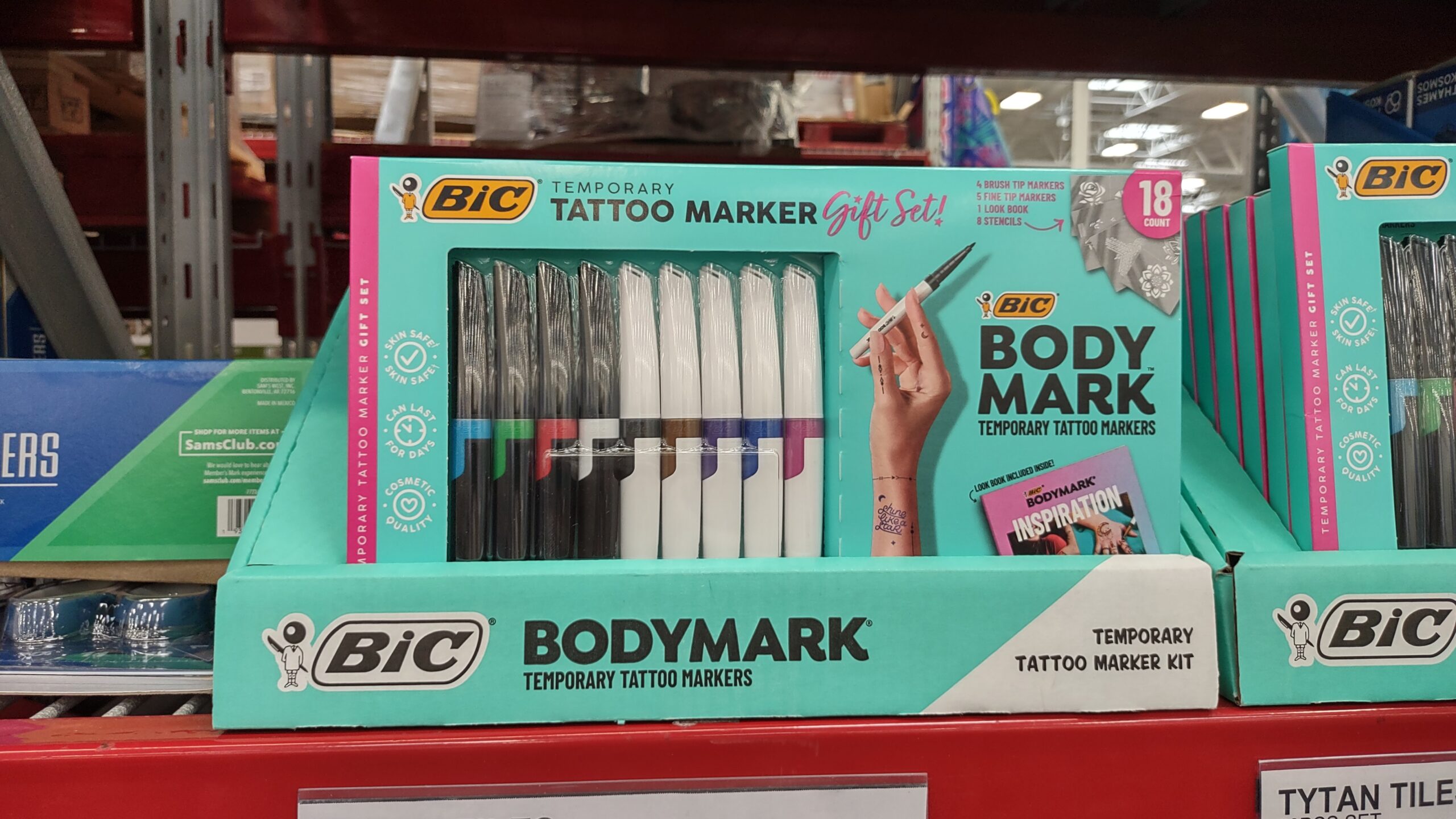 Bic Bodymark Tattoo Markers $7.41 at Sam’s