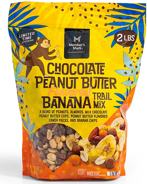 Member’s Mark Chocolate PB Banana Trail Mix 32oz $9.98